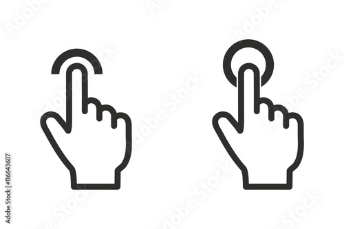Touch - vector icon.