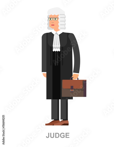 Law horizontal banner set with judical system elements isolated vector illustration