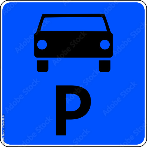 Parking sign