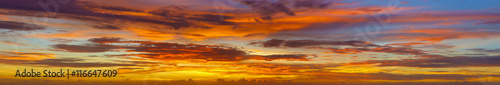 Panoramic photos of sky at sunset - Thailand