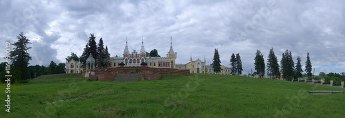 Russia, Ryazan region, Kiritsy. 6 november 2011. Mansion of baron Von Dervis in village Kyritz, Ryazan region, Russia photo