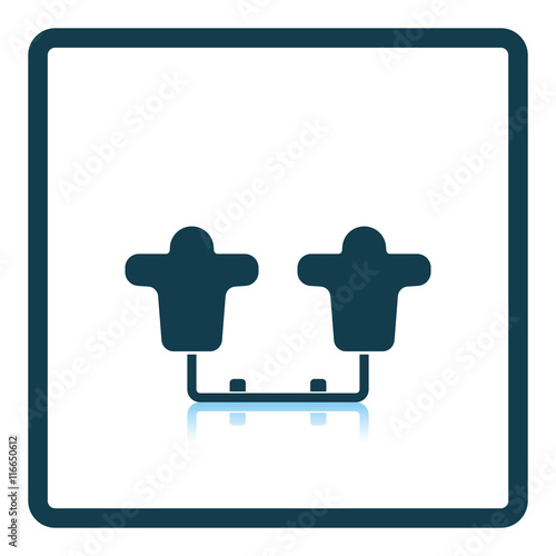 American football  tackling sled icon