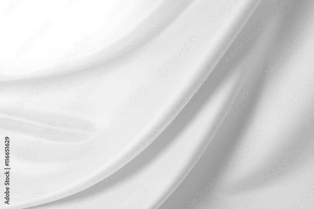 Fototapeta premium White silk