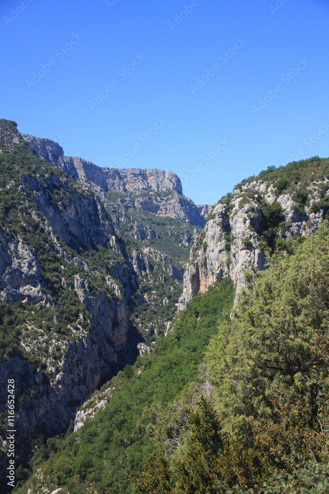 Naklejka premium krajobraz wąwozów Verdon
