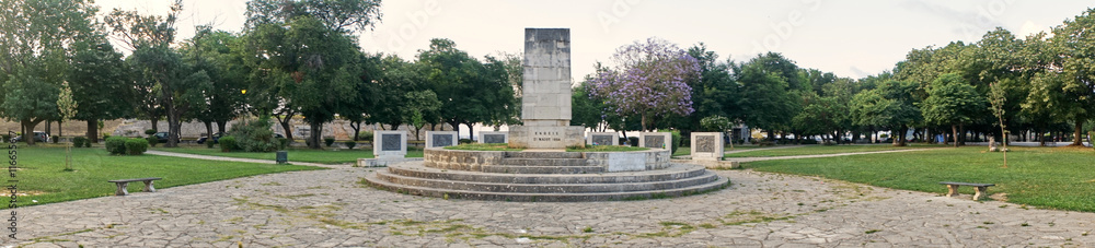 Monument for the union of Corfu with Greece