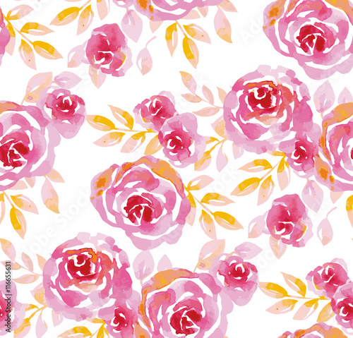 watercolor backdrop. pink p...