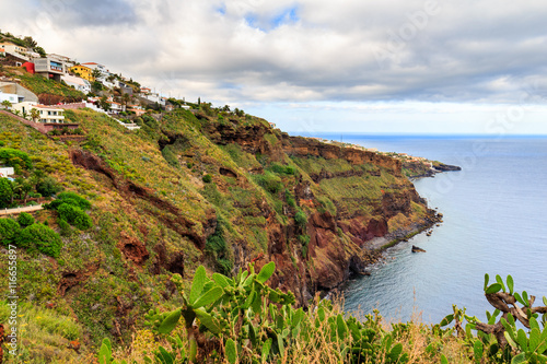Coastline on Ponta do Garajau, Madeira, Portugal