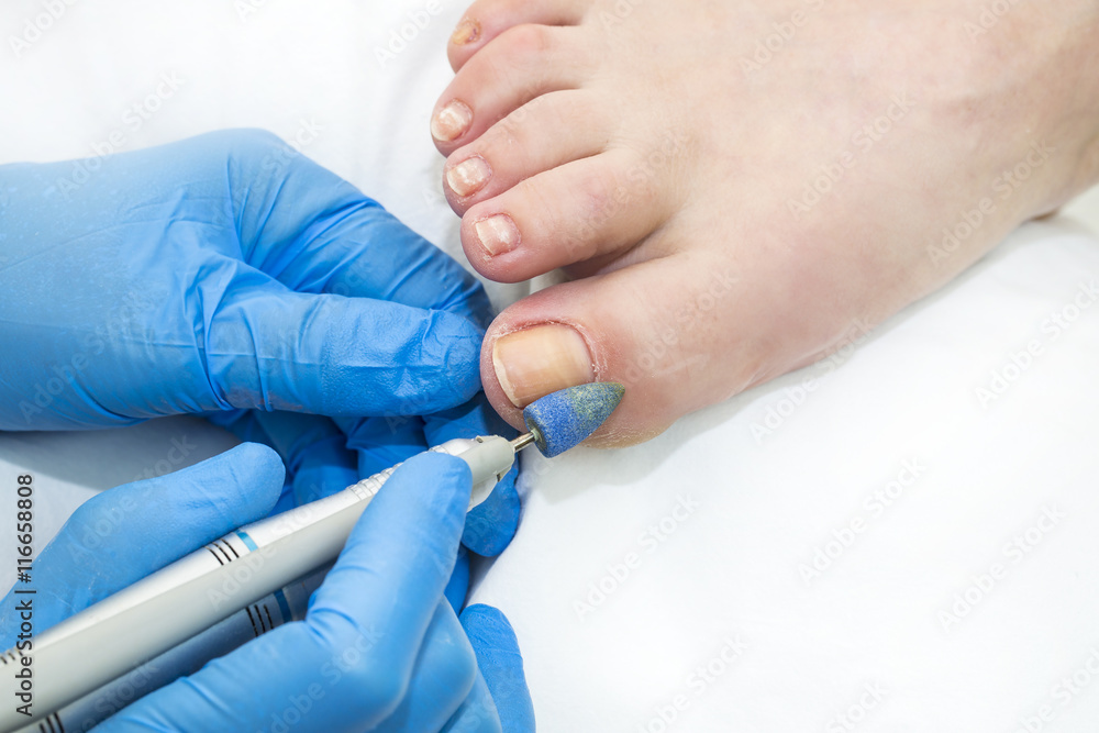 process of pedicure at beauty salon process of pedicure at beauty salon