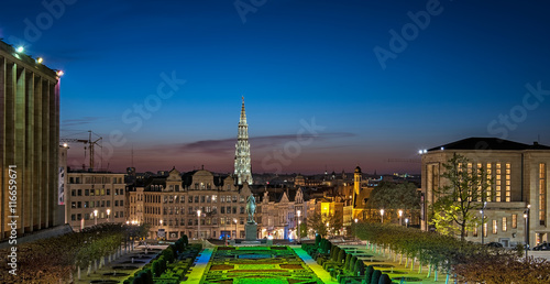Brussels at night
