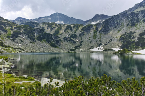 Landscape of Banderishki Chukar Peak and The Fish Lake  Pirin Mountain  Bulgaria