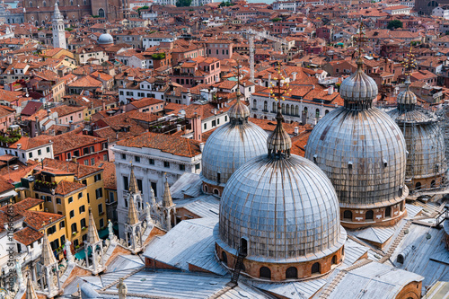 City of Venice Italy and San Marco Basilica