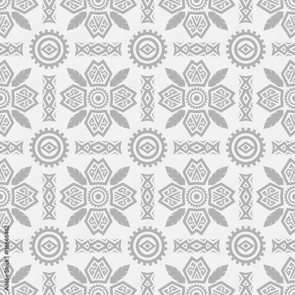 Seamless abstract vector texture pattern ethnic style background