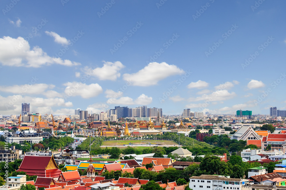 Obraz premium Wat Phra Kaew and Sanam Luang