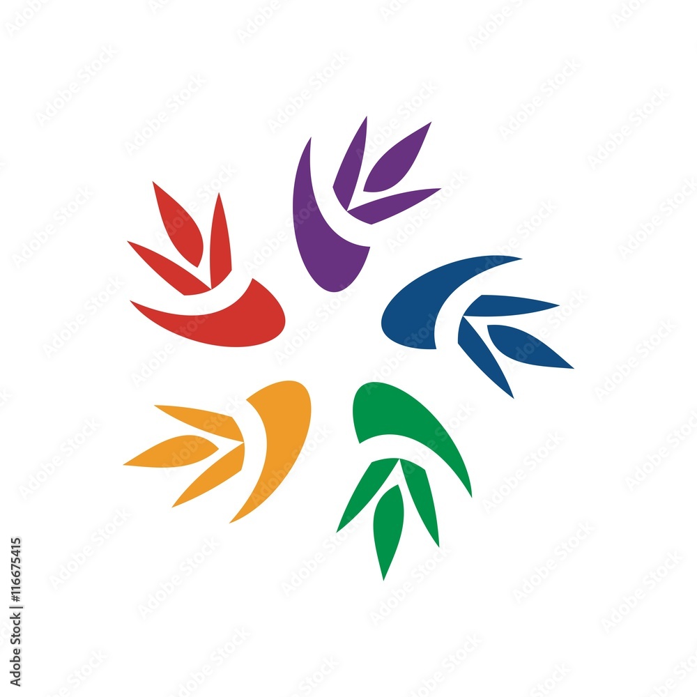 Logo abstract star symbol vector Logo abstract star symbol vector