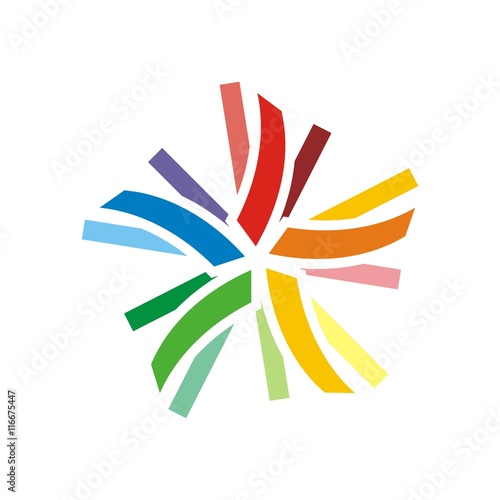 Logo abstract star symbol vector © Friendesigns