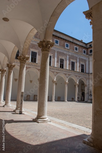 cloister Ducal Palace Urbino