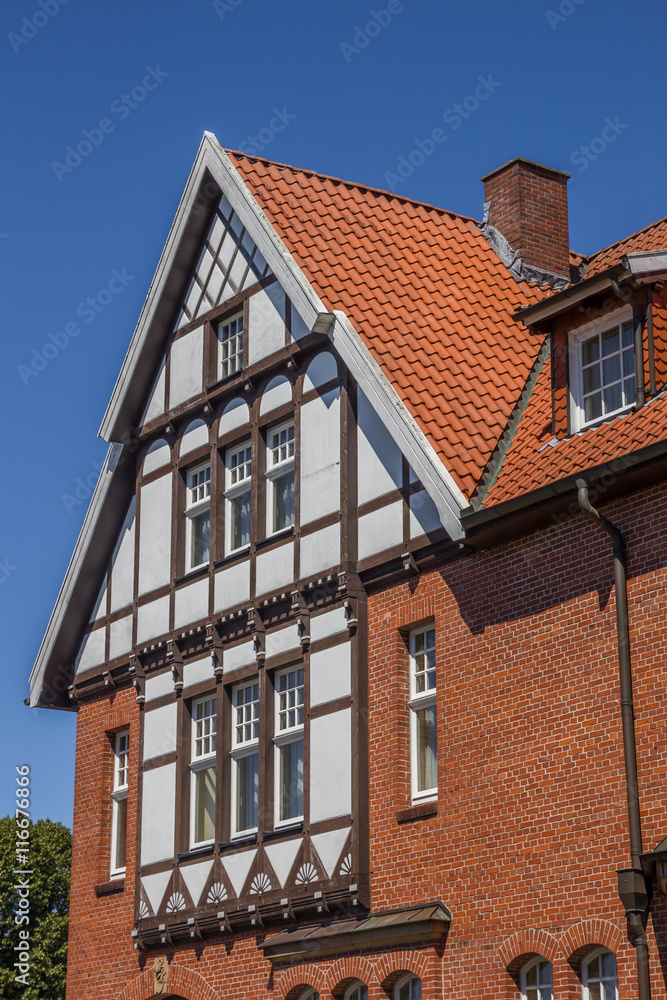 Half timbered house in the historical center of Bad Bentheim Half timbered house in the historical center of Bad Bentheim