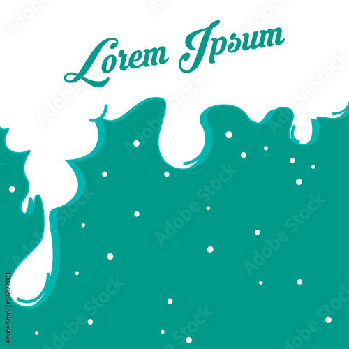 soda water bubble spill