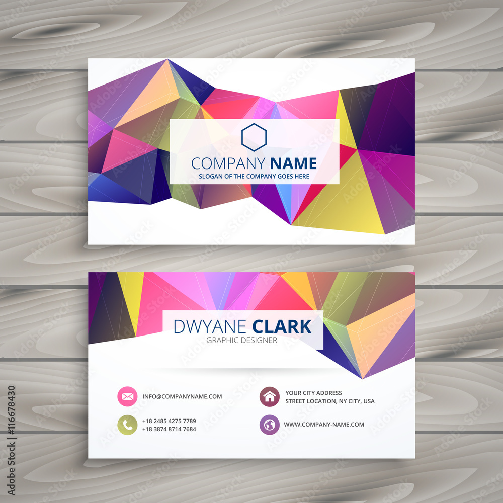 Fototapeta premium creative business card template
