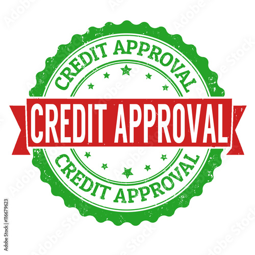 Credit approval stamp