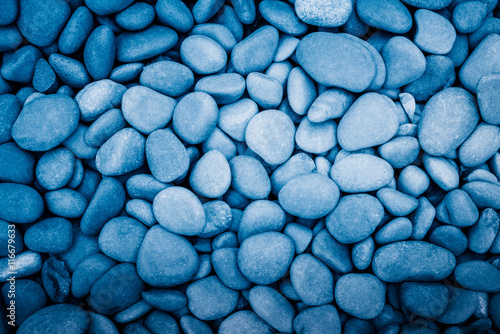 pebble,blue toned image.