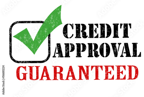 Credit approval stamp