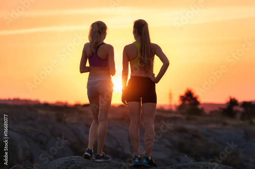 Beautiful landscape with si...