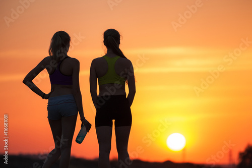 Beautiful landscape with si...