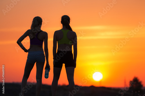 Beautiful landscape with si...