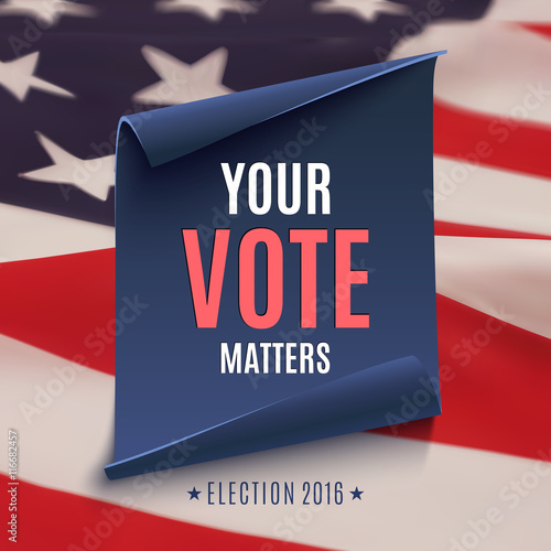 Election 2016 background.