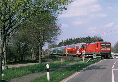 am Bahnübergang