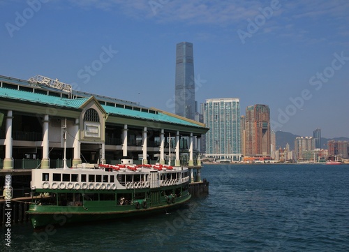 Beautiful old ferry in Hong Kong