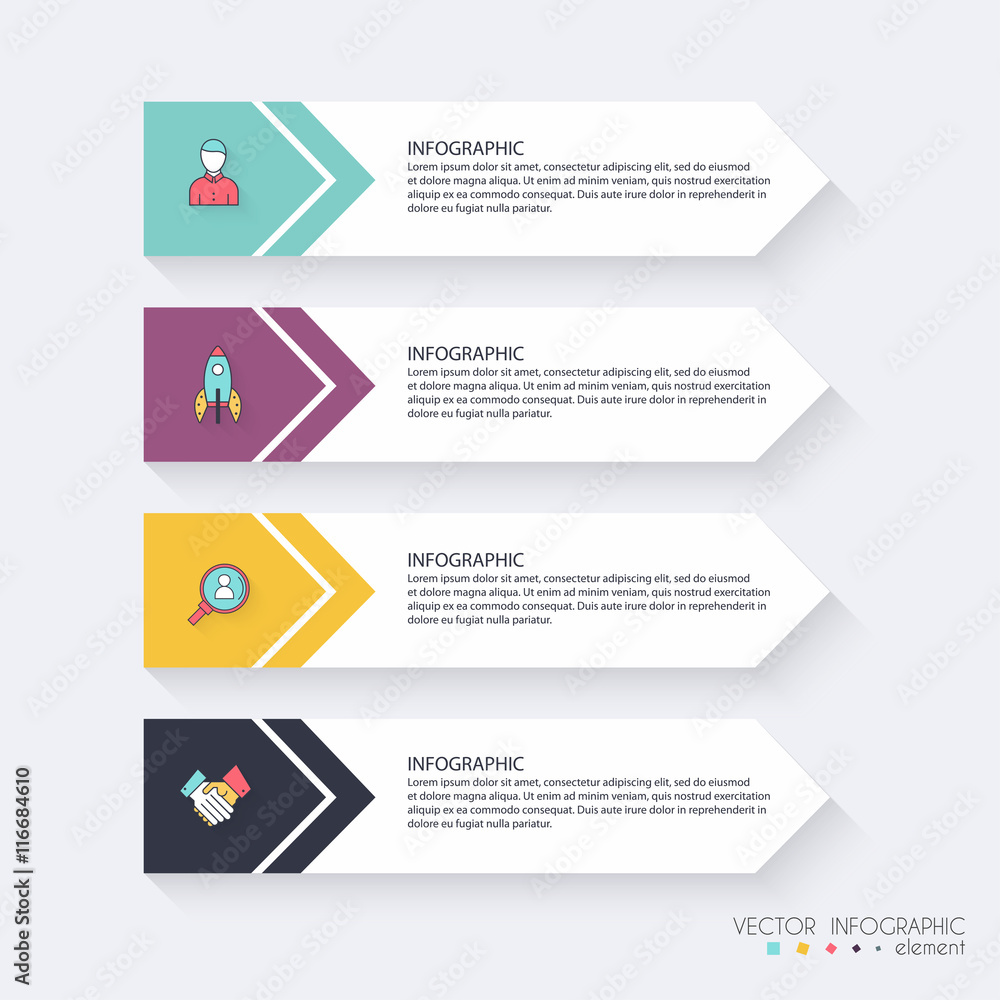 Infographic Templates for Business. Can be used for website layo