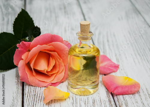 Fotografie Spa concept with pink roses