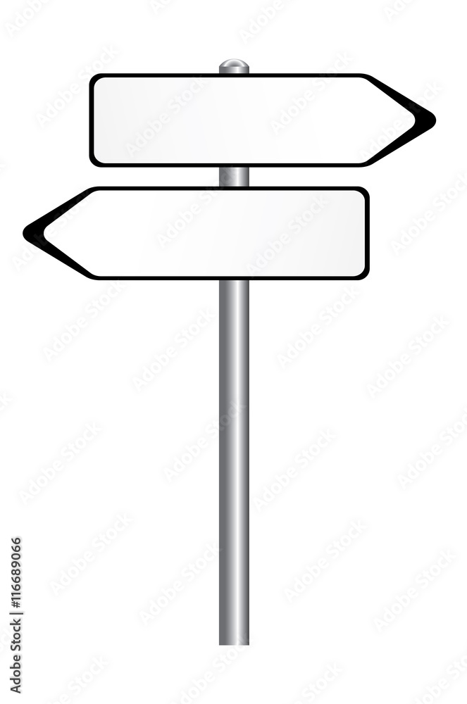 panneau de direction panneau de direction