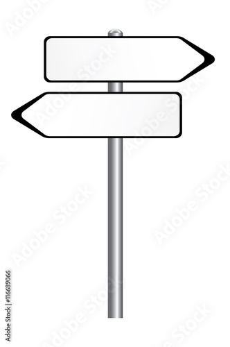 panneau de direction