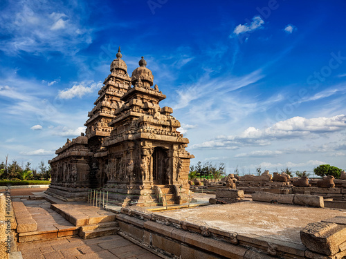 Shore temple - World heritage site in Mahabalipuram, Tamil Nad