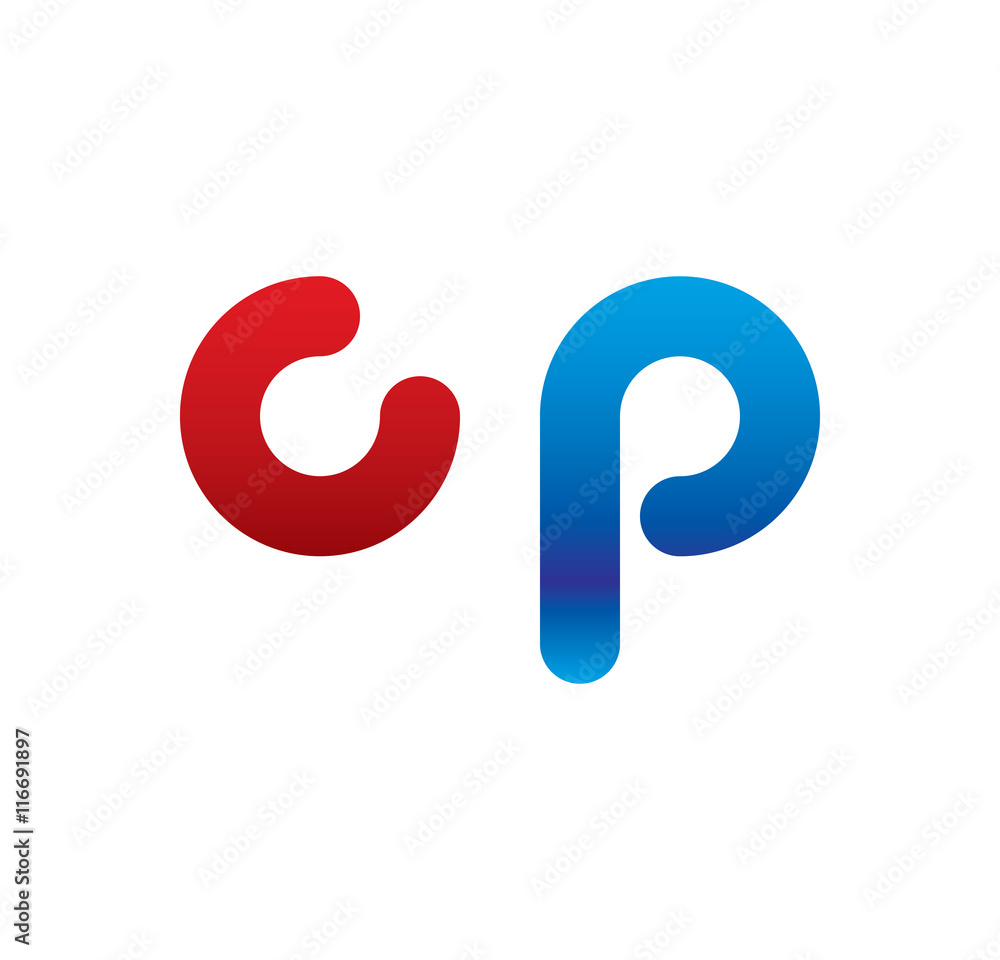 cp logo initial blue and red cp logo initial blue and red