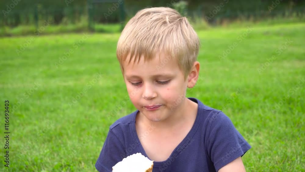 kids eating icecream outdoors kids eating icecream outdoors
