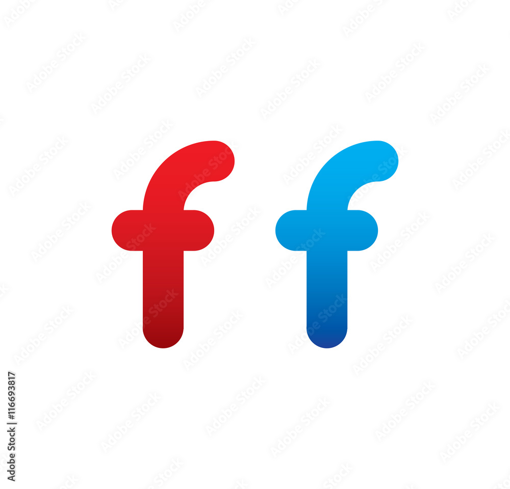 ff logo initial blue and red ff logo initial blue and red