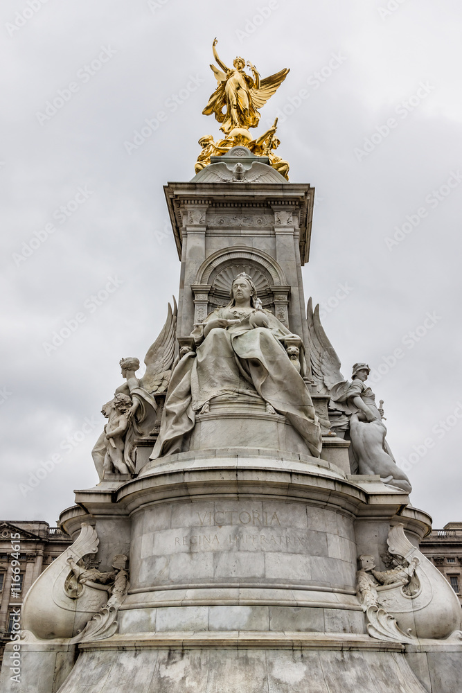 Queen Victoria Memorial (1911) near Buckingham Palace, London UK