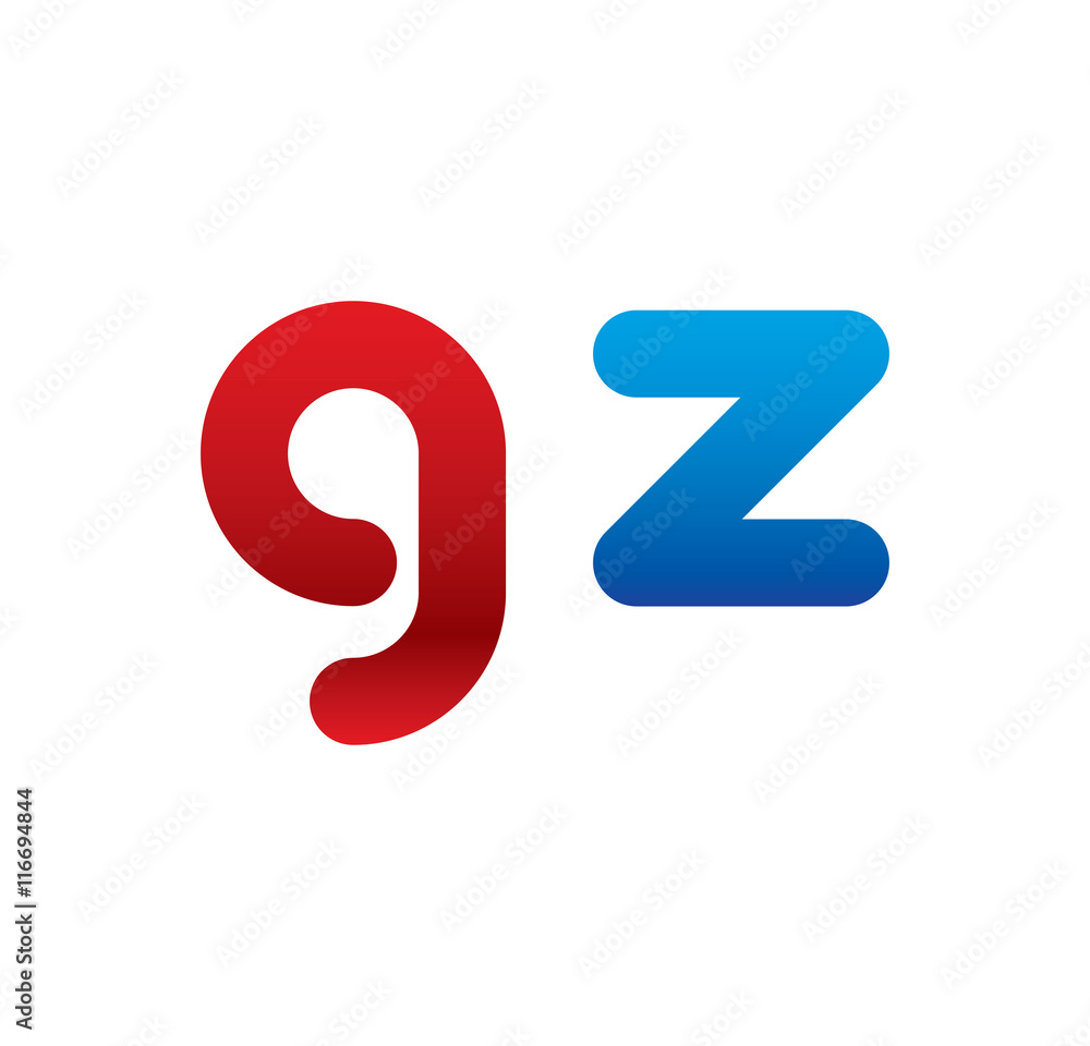 gz logo initial blue and red gz logo initial blue and red