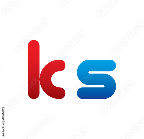 ks logo initial blue and red 