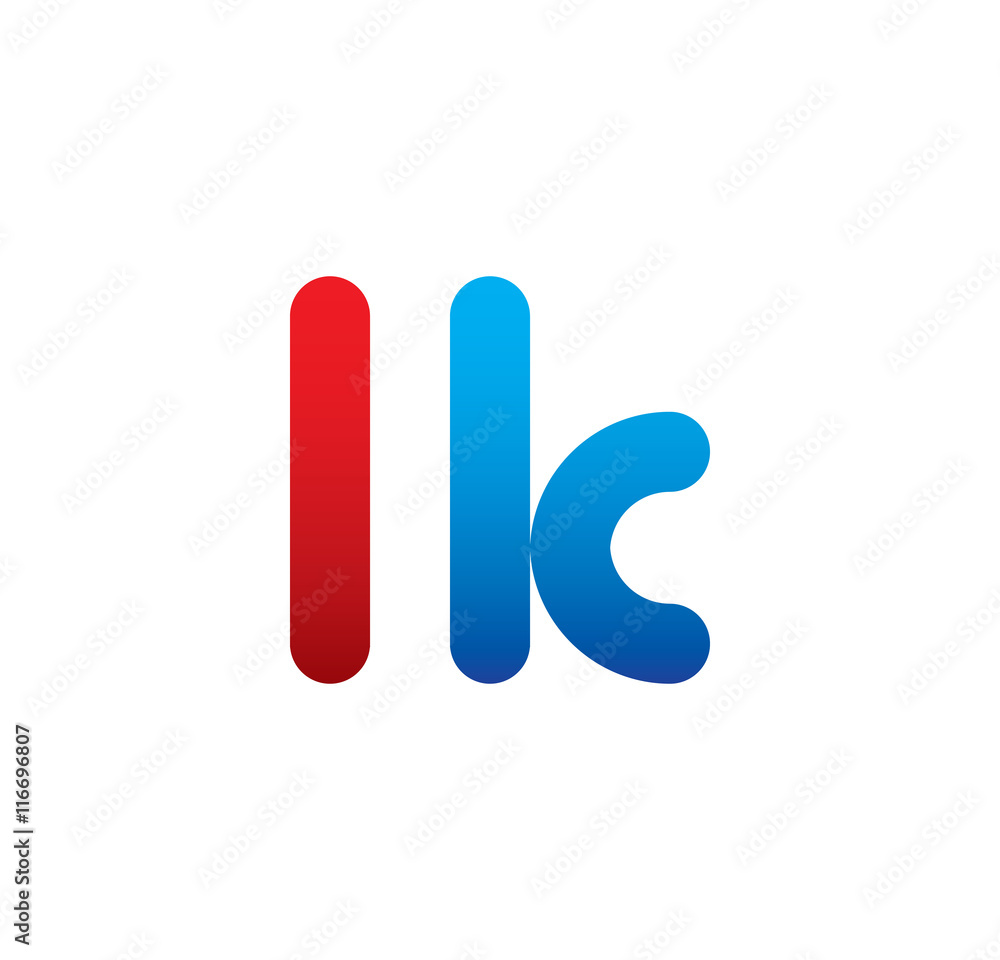 lk logo initial blue and red lk logo initial blue and red