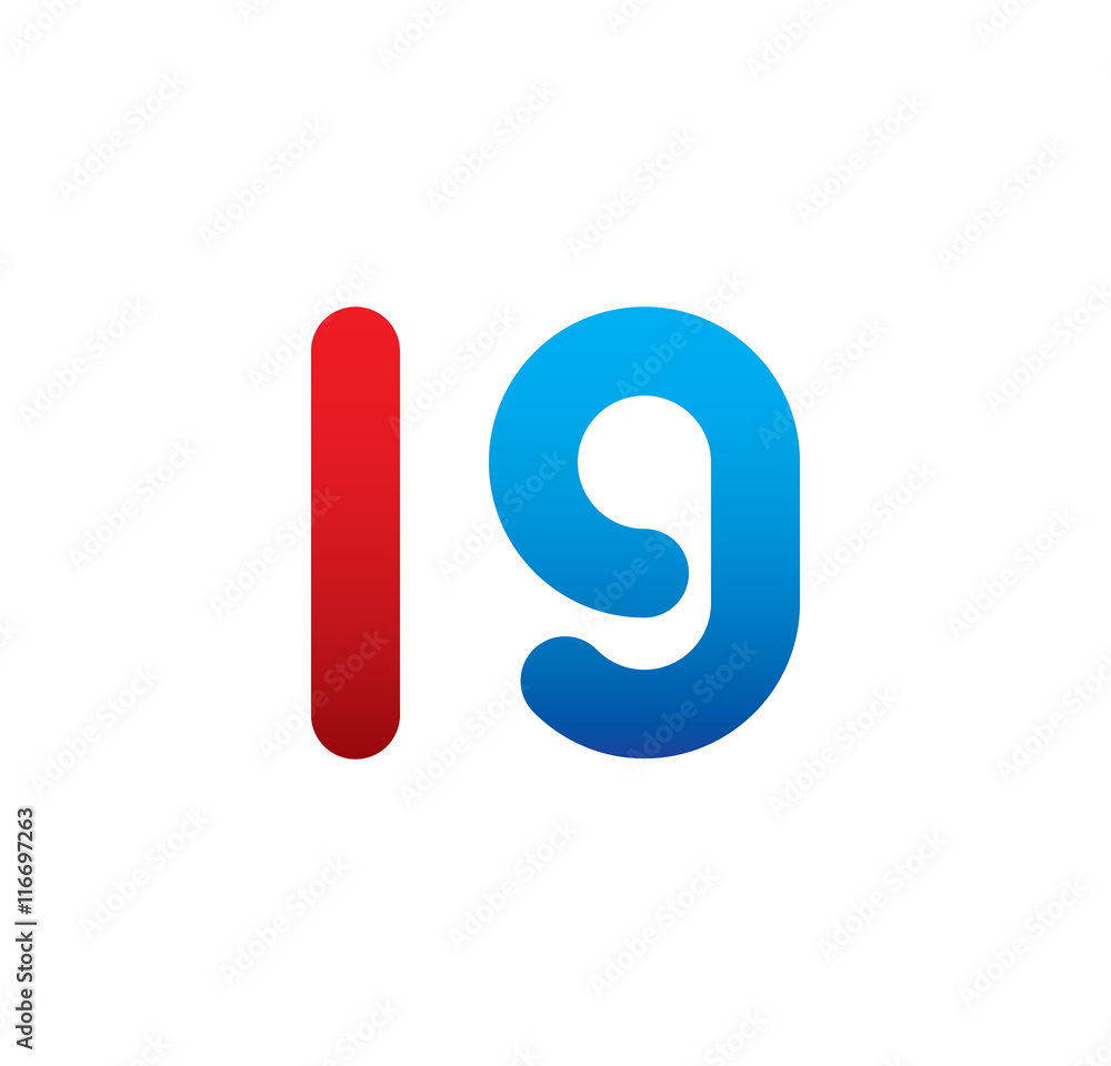 l9 logo initial blue and red l9 logo initial blue and red