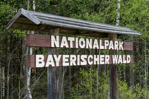 Schild Bayerischer Wald
