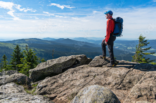 Wanderer mit Aussicht