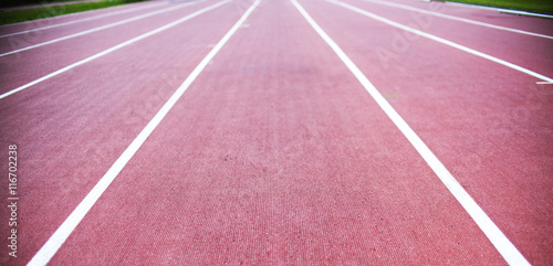 close up on running track, athletic bacground