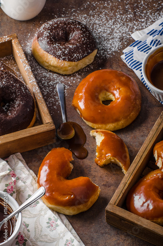 Homemade donuts two kinds © Stepanek Photography