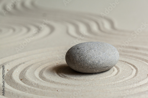 Zen stone garden